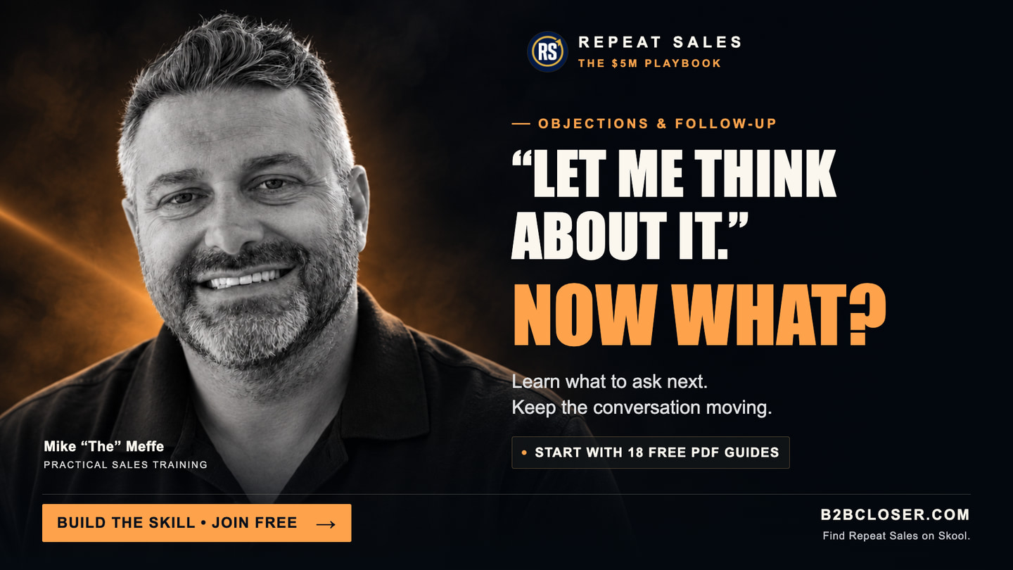 Let me think about it. Now what? Learn what to ask next and keep the conversation moving.